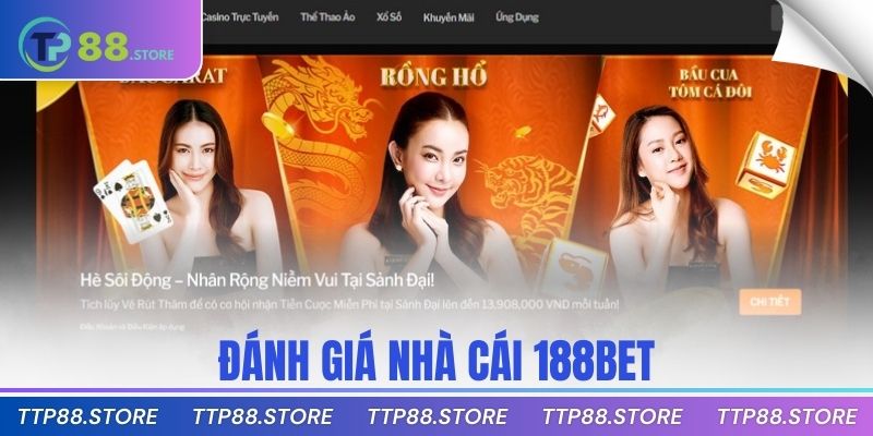 Đánh giá nhà cái 188bet