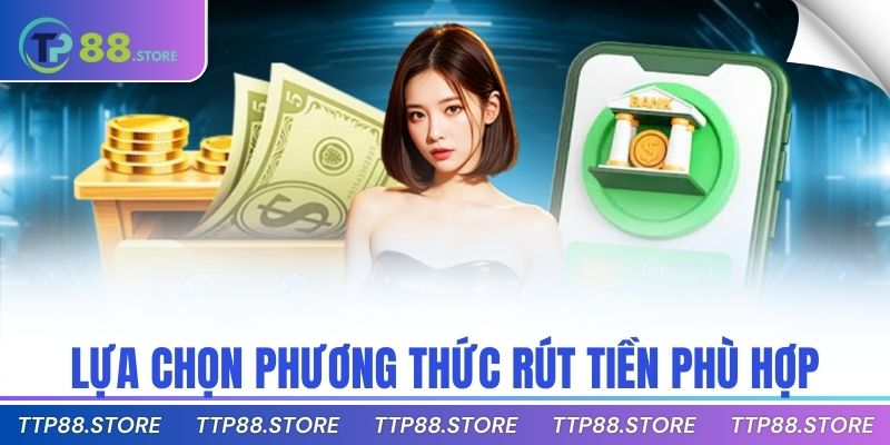 Lựa chọn phương thức rút tiền phù hợp