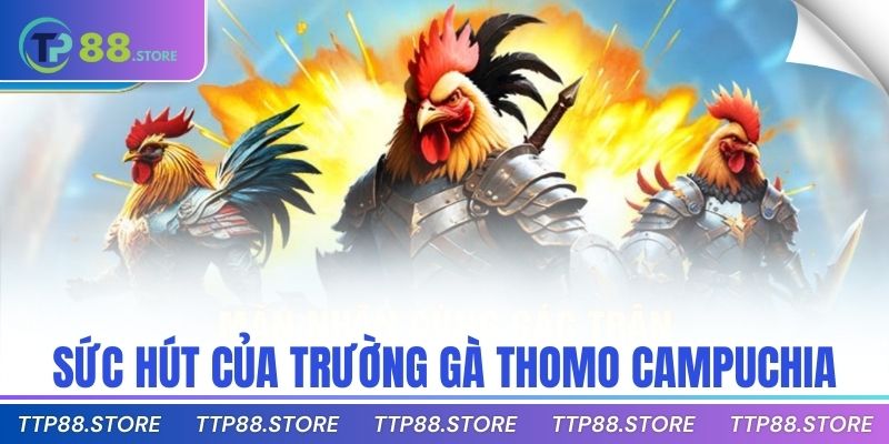 Sức hút của trường gà thomo Campuchia
